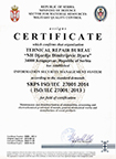 Certificate 
SRPS ISO/IEC 27001:2014
(ISO/IEC 27001:2013)
